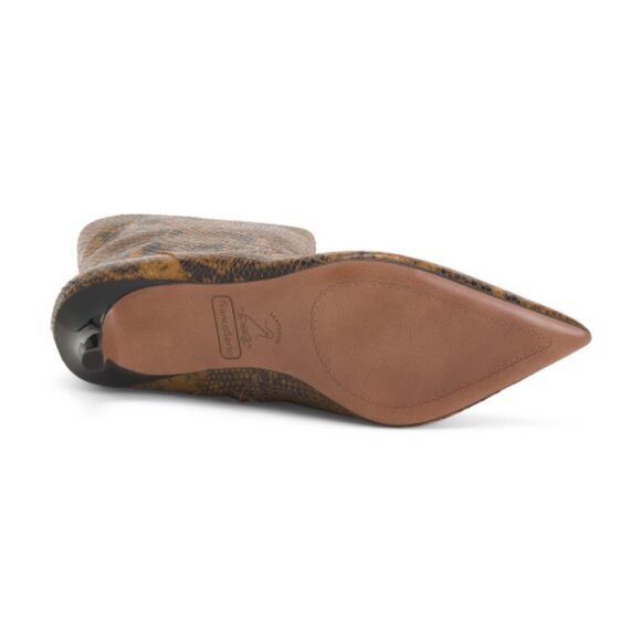 NEW FRANCO SARTO Leather Anna Dress Booties - Picture 3 of 3